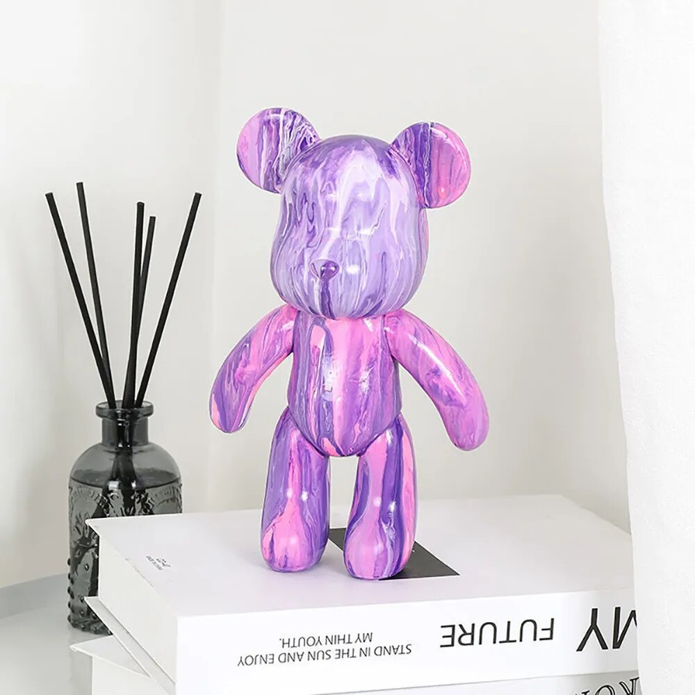 DIY Fluid Bear Sculpture Handmade Bear