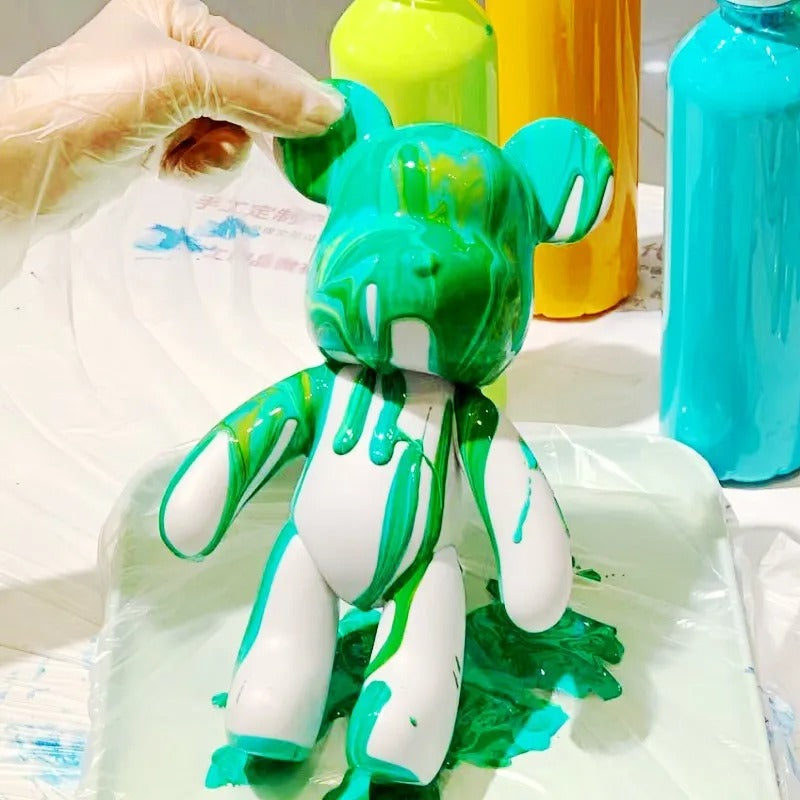 DIY Fluid Bear Sculpture Handmade Bear