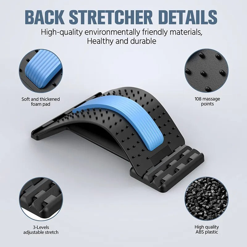 Back Stretcher Adjustable Massager