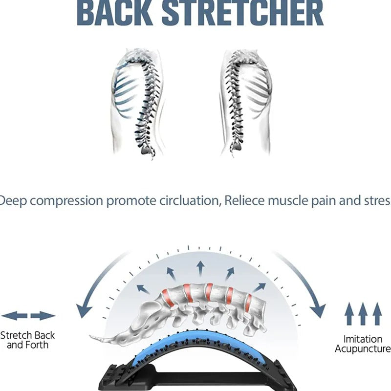 Back Stretcher Adjustable Massager