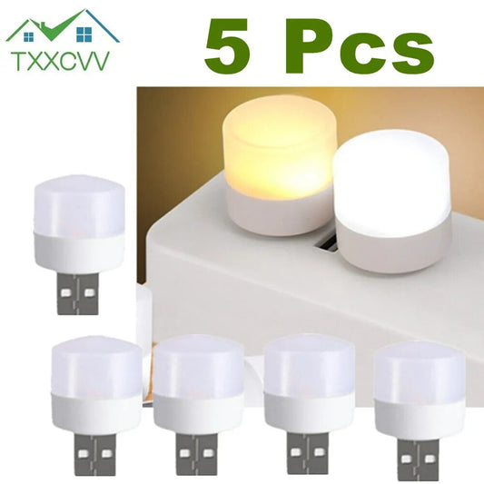 5 Pcs USB LED Night Light