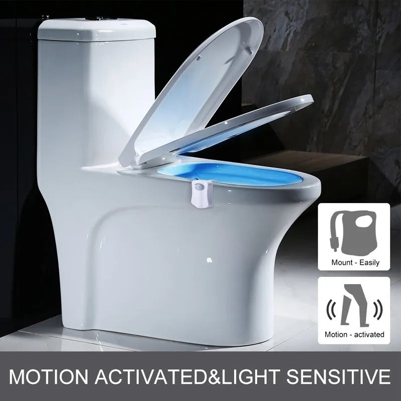 Smart PIR Motion Sensor Toilet Seat Night Light