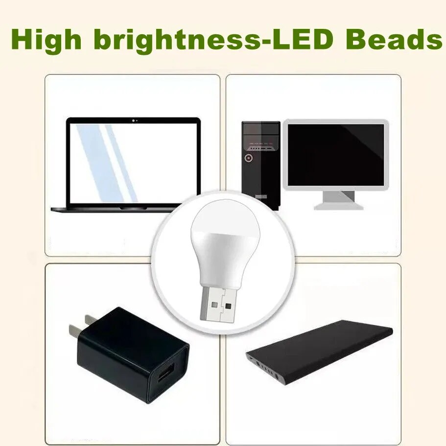 5 Pcs USB LED Night Light