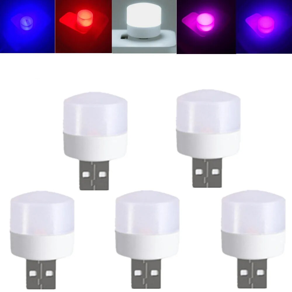 5 Pcs USB LED Night Light