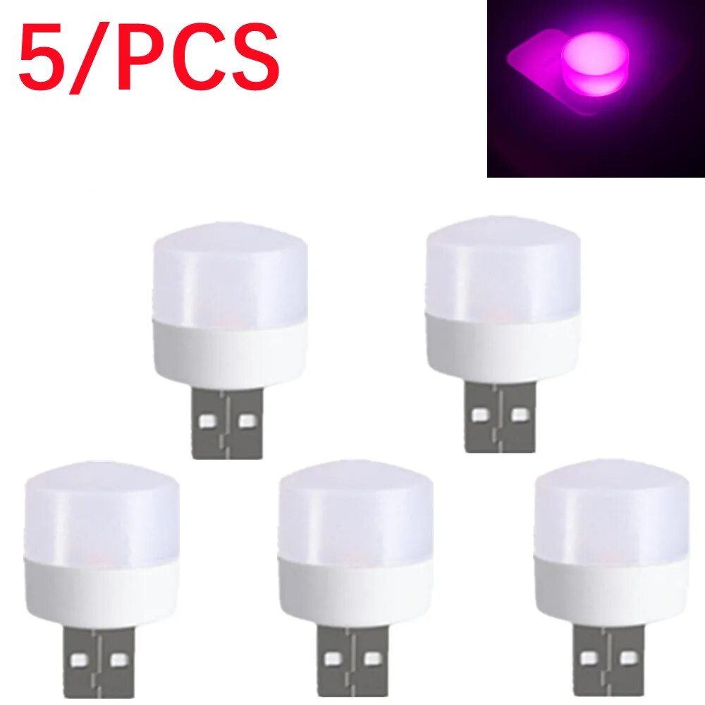 5 Pcs USB LED Night Light