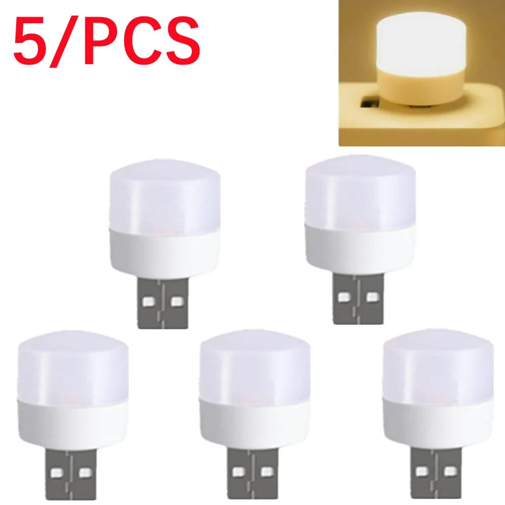 5 Pcs USB LED Night Light