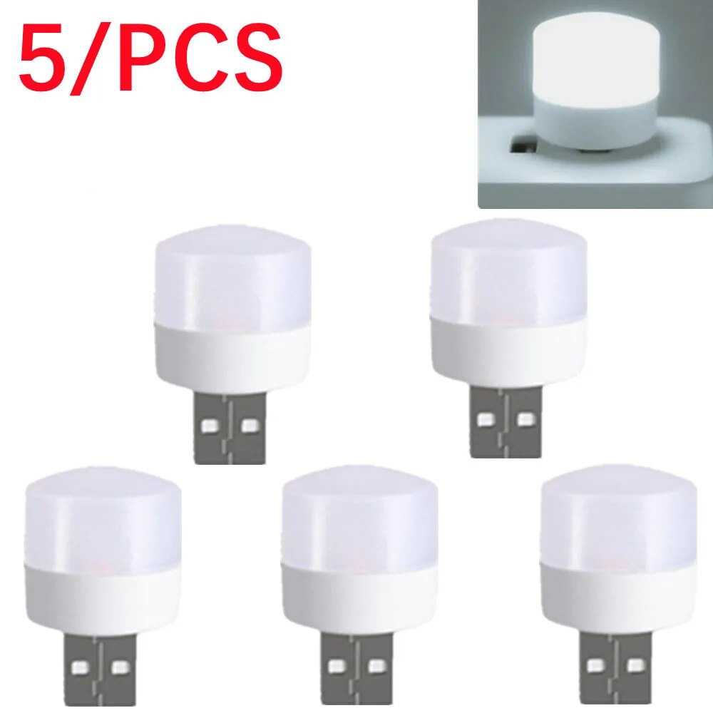 5 Pcs USB LED Night Light